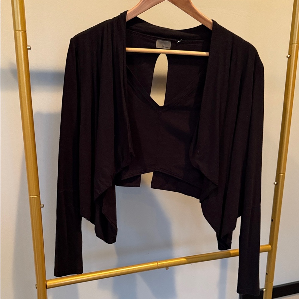 KARMA ATHLETICS knit cropped cardigan